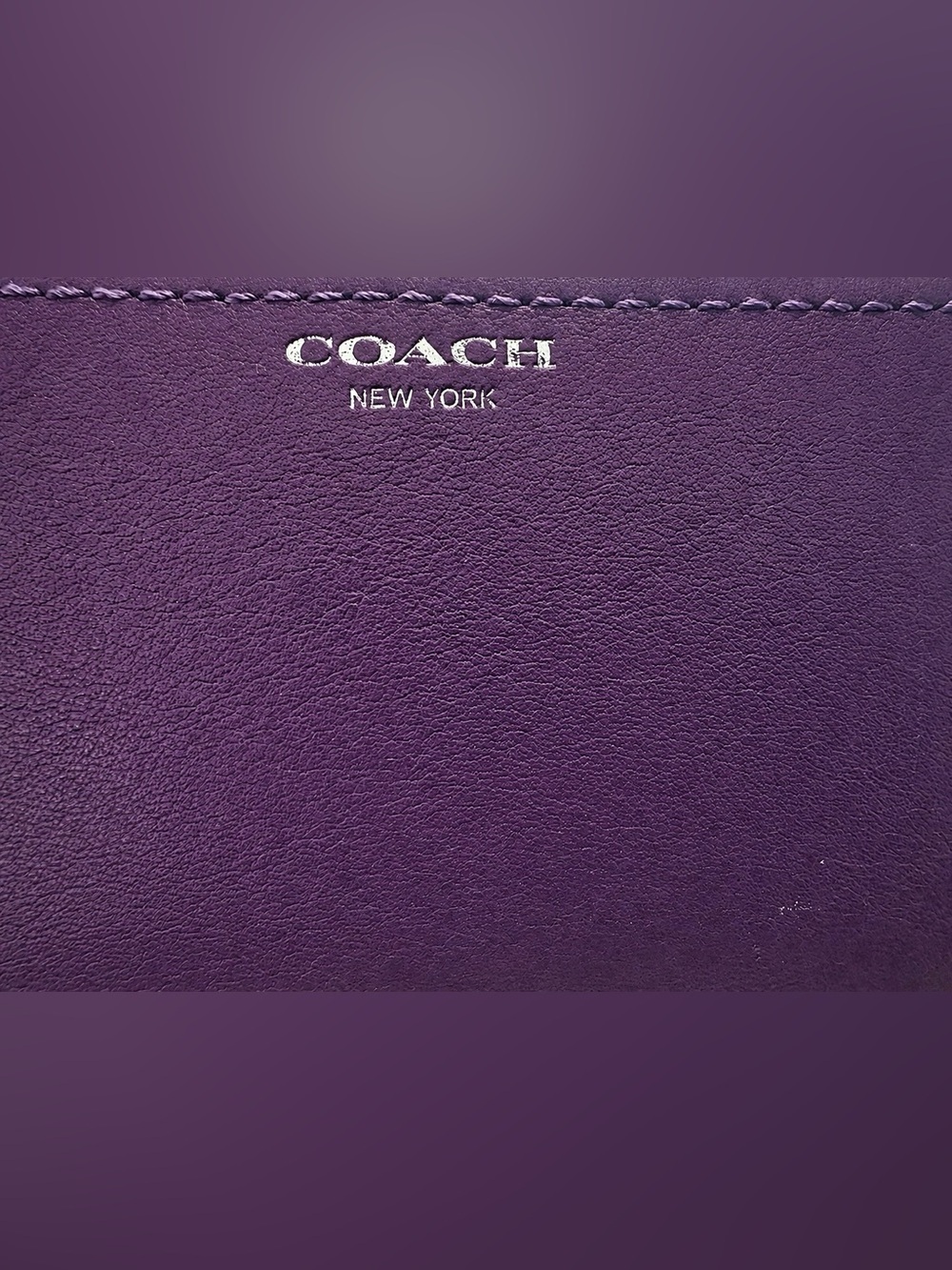Coach New York Purple Leather Wallet,
Accordion Zip Around 💜💫 - Picture 3 of 15
